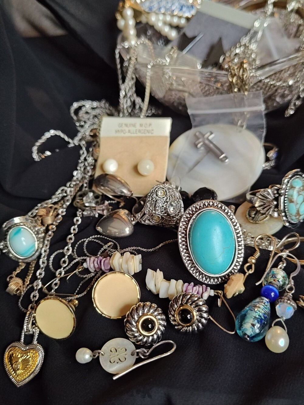 Grand Box Of Vintage Jewelry